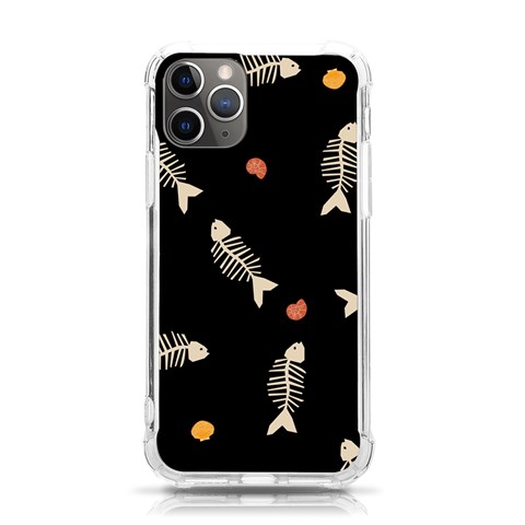 Pattern Design Seamless Fishbone iPhone 11 Pro 5.8 Inch TPU UV Print Case from ArtsNow.com Front