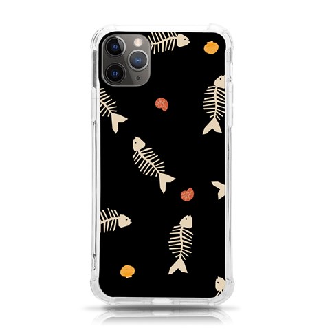 Pattern Design Seamless Fishbone iPhone 11 Pro Max 6.5 Inch TPU UV Print Case from ArtsNow.com Front