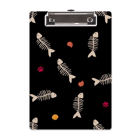 Pattern Design Seamless Fishbone A5 Acrylic Clipboard from ArtsNow.com Front