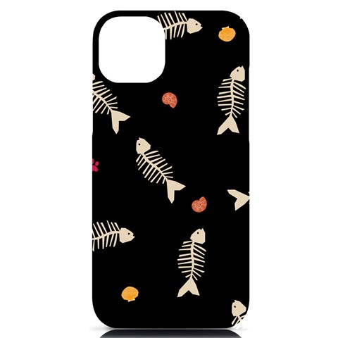 Pattern Design Seamless Fishbone iPhone 14 Plus Black UV Print PC Hardshell Case from ArtsNow.com Front