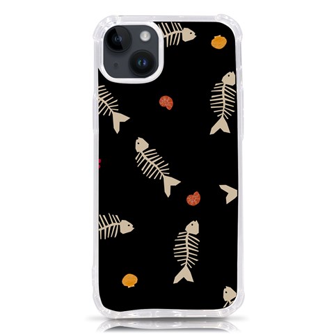 Pattern Design Seamless Fishbone iPhone 14 Plus TPU UV Print Case from ArtsNow.com Front