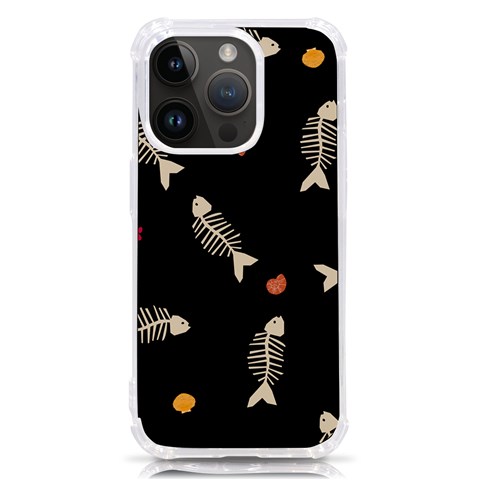 Pattern Design Seamless Fishbone iPhone 14 Pro TPU UV Print Case from ArtsNow.com Front