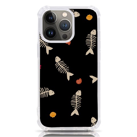 Pattern Design Seamless Fishbone iPhone 13 Pro TPU UV Print Case from ArtsNow.com Front