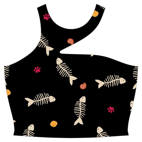 Pattern Design Seamless Fishbone Cut Out Top from ArtsNow.com Front