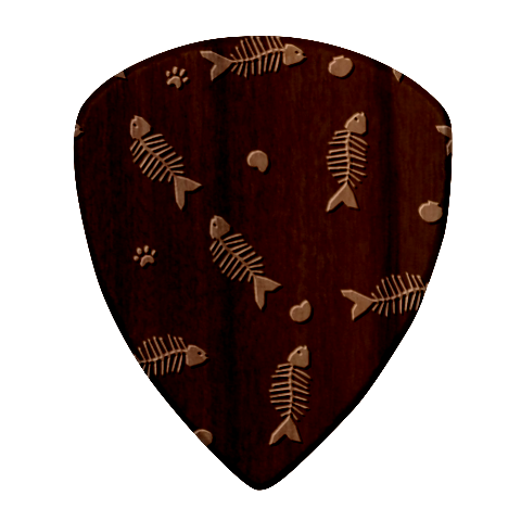 Pattern Design Seamless Fishbone Square Wood Guitar Pick Holder Case And Picks Set from ArtsNow.com Pick