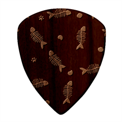 Pattern Design Seamless Fishbone Square Wood Guitar Pick Holder Case And Picks Set from ArtsNow.com Pick