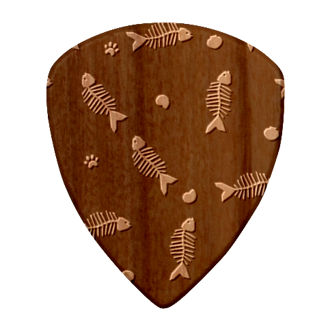 Pattern Design Seamless Fishbone Wood Guitar Pick (Set of 10) from ArtsNow.com Front