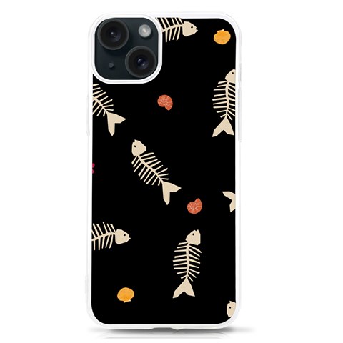Pattern Design Seamless Fishbone iPhone 15 TPU UV Print Case from ArtsNow.com Front