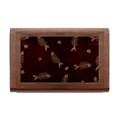 Pattern Design Seamless Fishbone Wood Oval USB Flash Drive from ArtsNow.com Box