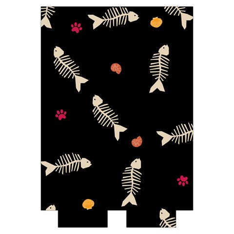 Pattern Design Seamless Fishbone Automatic Folding Umbrella with Case (Medium) from ArtsNow.com Case