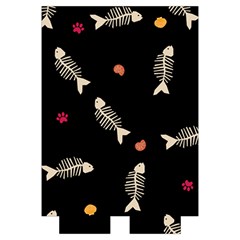 Pattern Design Seamless Fishbone Automatic Folding Umbrella with Case (Medium) from ArtsNow.com Case