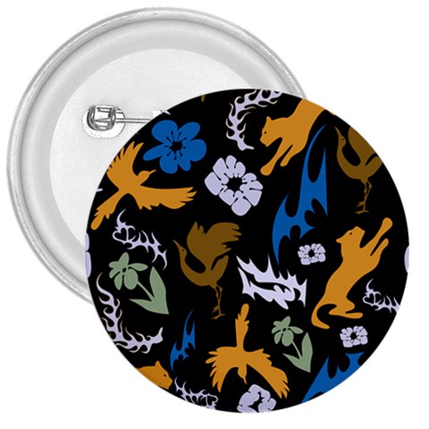 Pattern Design Seamless Texture 3  Buttons from ArtsNow.com Front