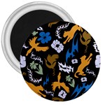 Pattern Design Seamless Texture 3  Magnets