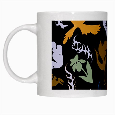 Pattern Design Seamless Texture White Mug from ArtsNow.com Left