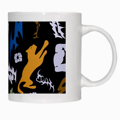 Pattern Design Seamless Texture White Mug from ArtsNow.com Right