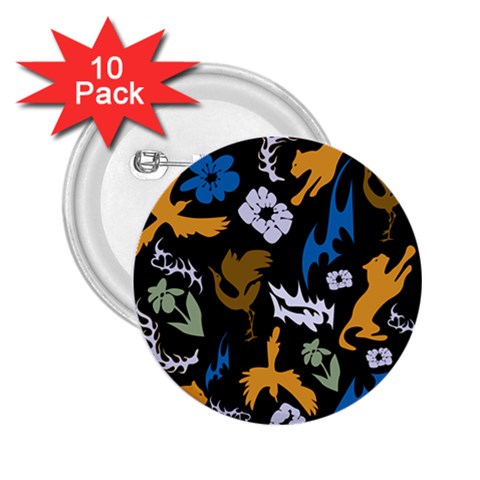 Pattern Design Seamless Texture 2.25  Buttons (10 pack)  from ArtsNow.com Front
