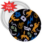 Pattern Design Seamless Texture 3  Buttons (100 pack) 