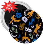 Pattern Design Seamless Texture 3  Magnets (100 pack)