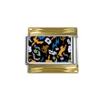 Pattern Design Seamless Texture Gold Trim Italian Charm (9mm)