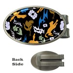 Pattern Design Seamless Texture Money Clips (Oval) 