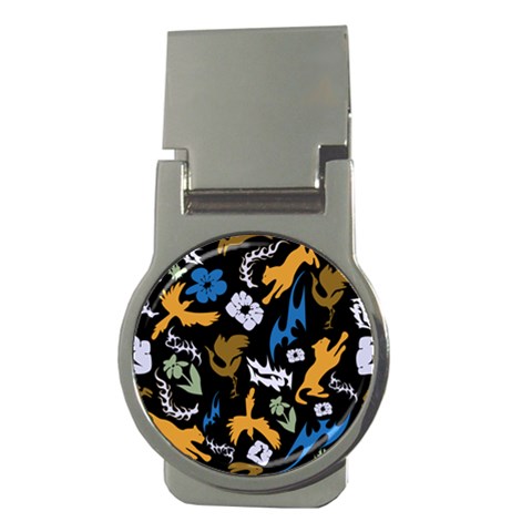 Pattern Design Seamless Texture Money Clips (Round)  from ArtsNow.com Front