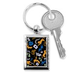 Pattern Design Seamless Texture Key Chain (Rectangle)