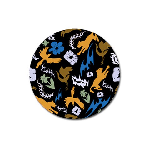 Pattern Design Seamless Texture Magnet 3  (Round) from ArtsNow.com Front
