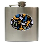 Pattern Design Seamless Texture Hip Flask (6 oz)