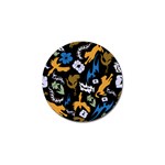 Pattern Design Seamless Texture Golf Ball Marker