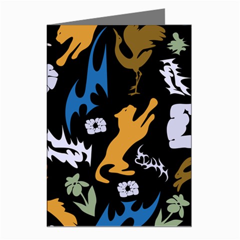 Pattern Design Seamless Texture Greeting Cards (Pkg of 8) from ArtsNow.com Left