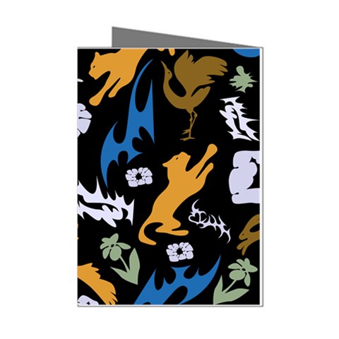 Pattern Design Seamless Texture Mini Greeting Cards (Pkg of 8) from ArtsNow.com Left