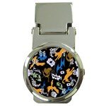 Pattern Design Seamless Texture Money Clip Watches