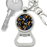 Pattern Design Seamless Texture Bottle Opener Key Chain