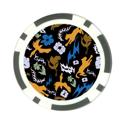 Pattern Design Seamless Texture Poker Chip Card Guard from ArtsNow.com Front