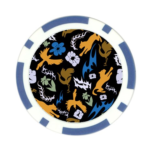 Pattern Design Seamless Texture Poker Chip Card Guard from ArtsNow.com Front