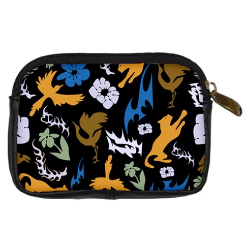 Pattern Design Seamless Texture Digital Camera Leather Case from ArtsNow.com Back