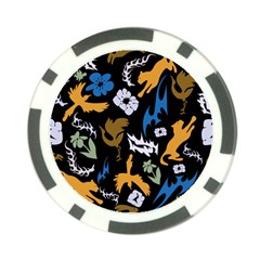 Pattern Design Seamless Texture Poker Chip Card Guard (10 pack) from ArtsNow.com Back