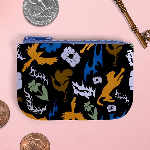 Pattern Design Seamless Texture Mini Coin Purse from ArtsNow.com Front