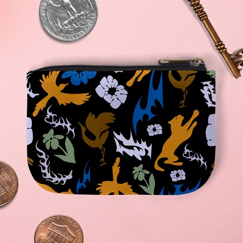 Pattern Design Seamless Texture Mini Coin Purse from ArtsNow.com Back