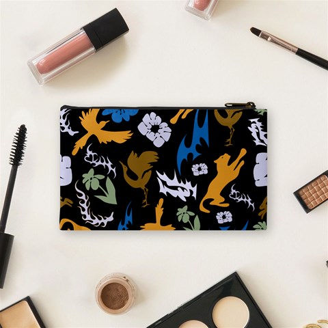 Pattern Design Seamless Texture Cosmetic Bag (Small) from ArtsNow.com Back