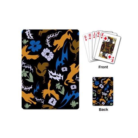 Pattern Design Seamless Texture Playing Cards Single Design (Mini) from ArtsNow.com Back