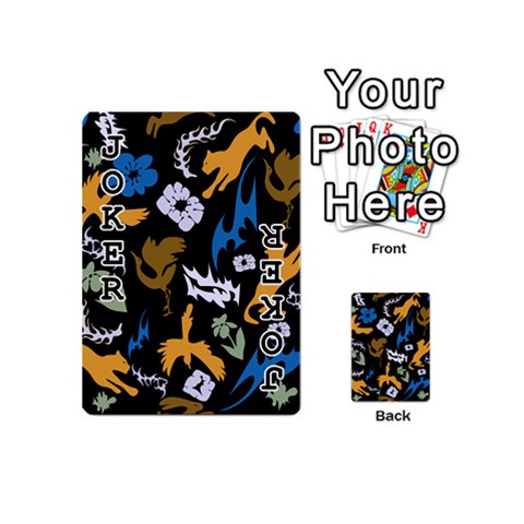 Pattern Design Seamless Texture Playing Cards 54 Designs (Mini) from ArtsNow.com Front - Joker1