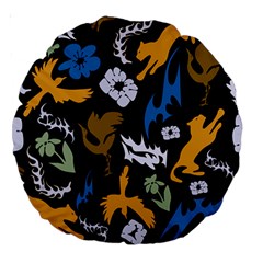 Pattern Design Seamless Texture Large 18  Premium Round Cushions from ArtsNow.com Back