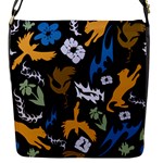 Pattern Design Seamless Texture Flap Closure Messenger Bag (S)