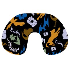 Pattern Design Seamless Texture Travel Neck Pillow from ArtsNow.com Back