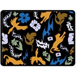 Pattern Design Seamless Texture 80  x 56  Two Sides Fleece Blanket (Large)