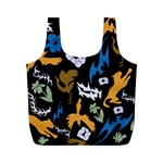 Pattern Design Seamless Texture Full Print Recycle Bag (M)