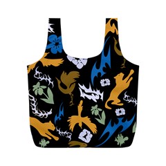 Pattern Design Seamless Texture Full Print Recycle Bag (M) from ArtsNow.com Back