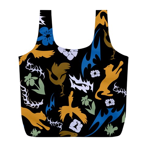 Pattern Design Seamless Texture Full Print Recycle Bag (L) from ArtsNow.com Front