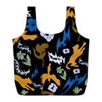 Pattern Design Seamless Texture Full Print Recycle Bag (L)